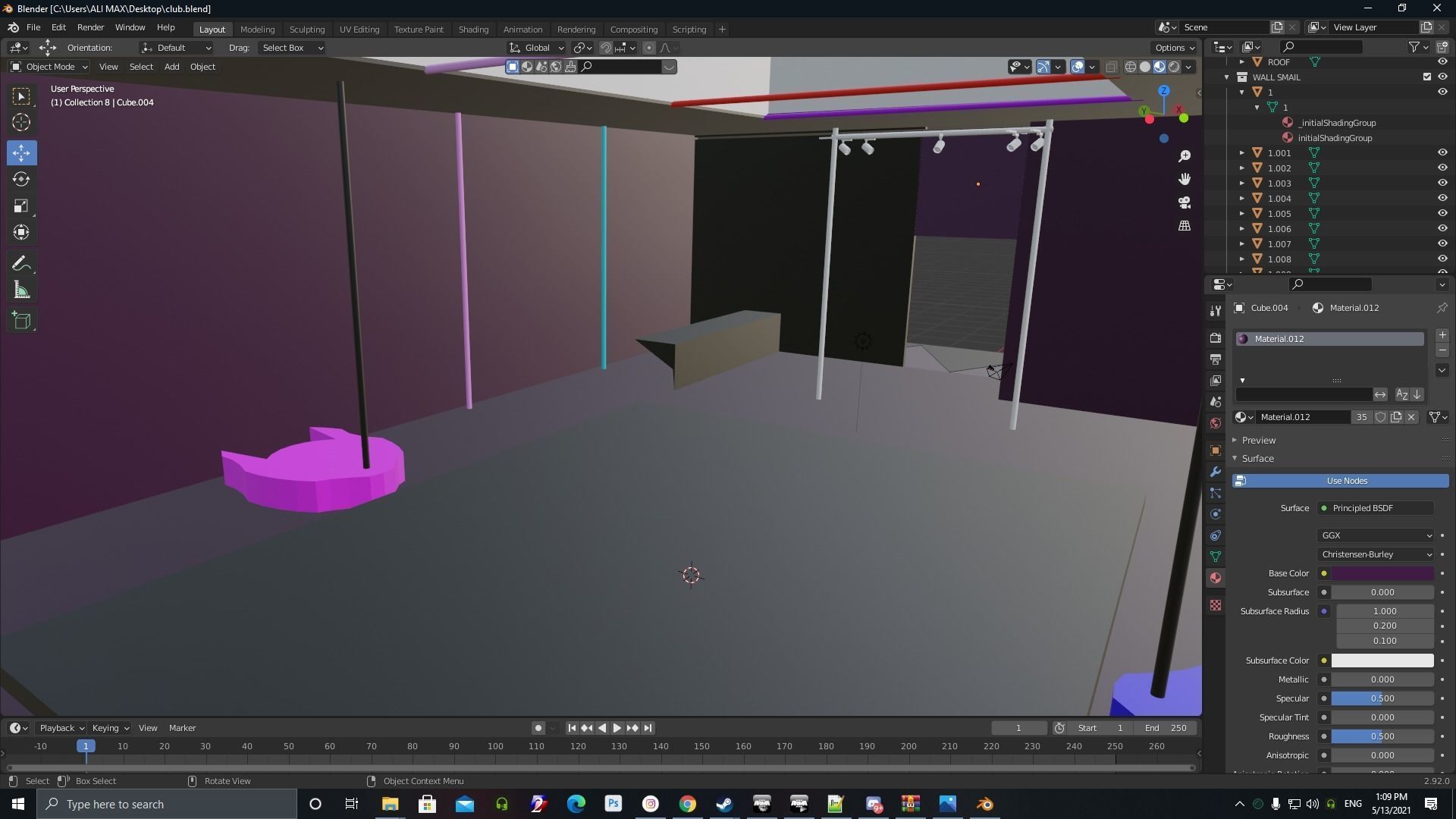 night club MAX 3D model_4