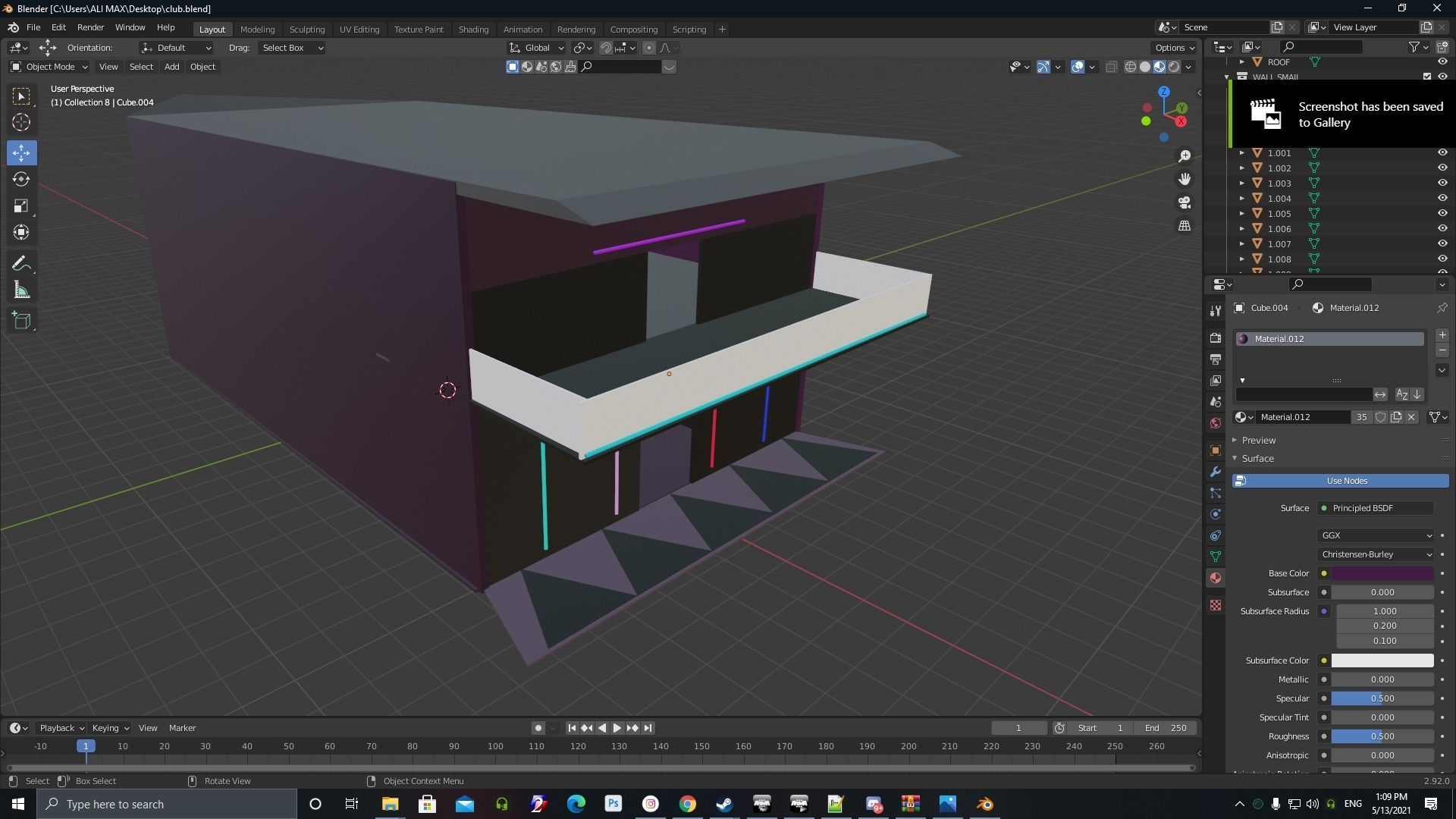 night club MAX 3D model_2
