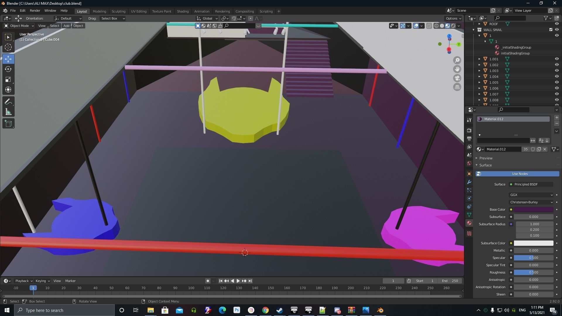 night club MAX 3D model_6