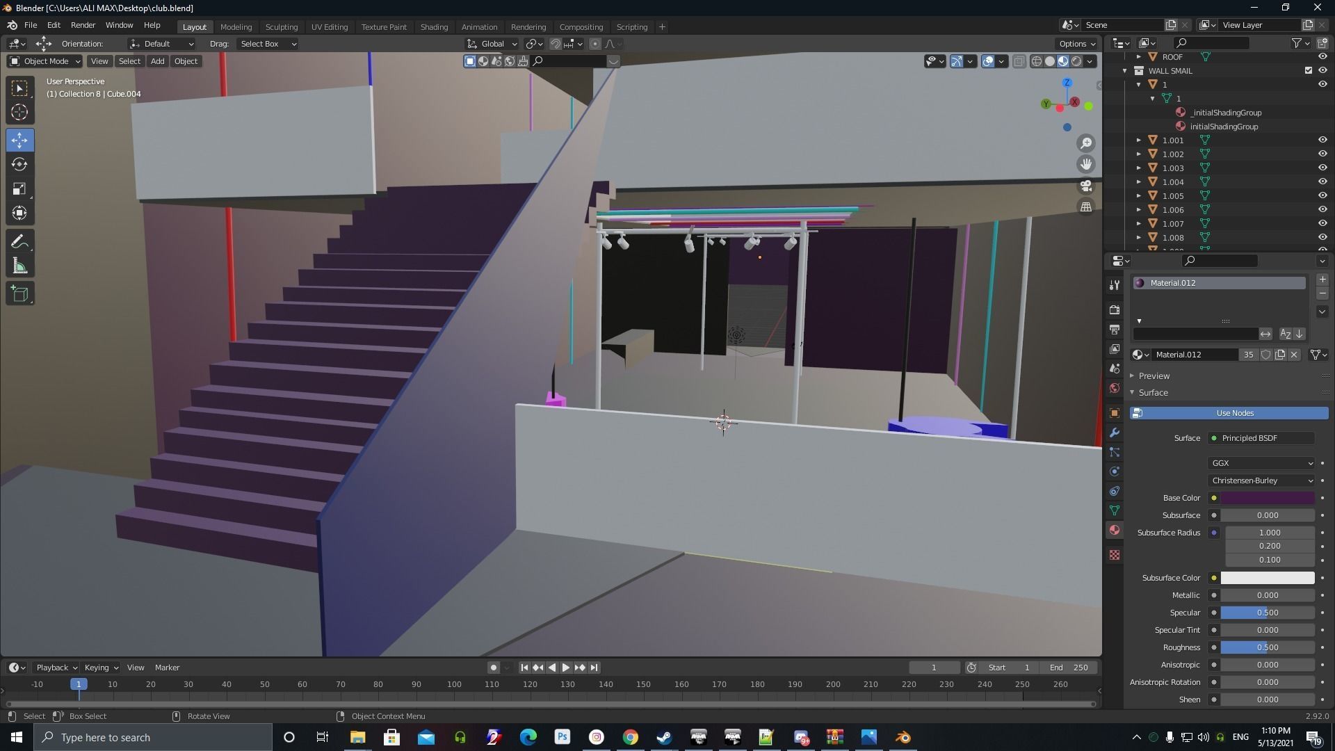 night club MAX 3D model_5