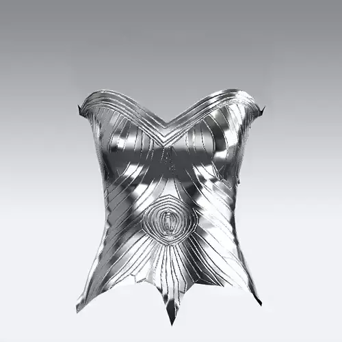 METALIC CORSET 3D model