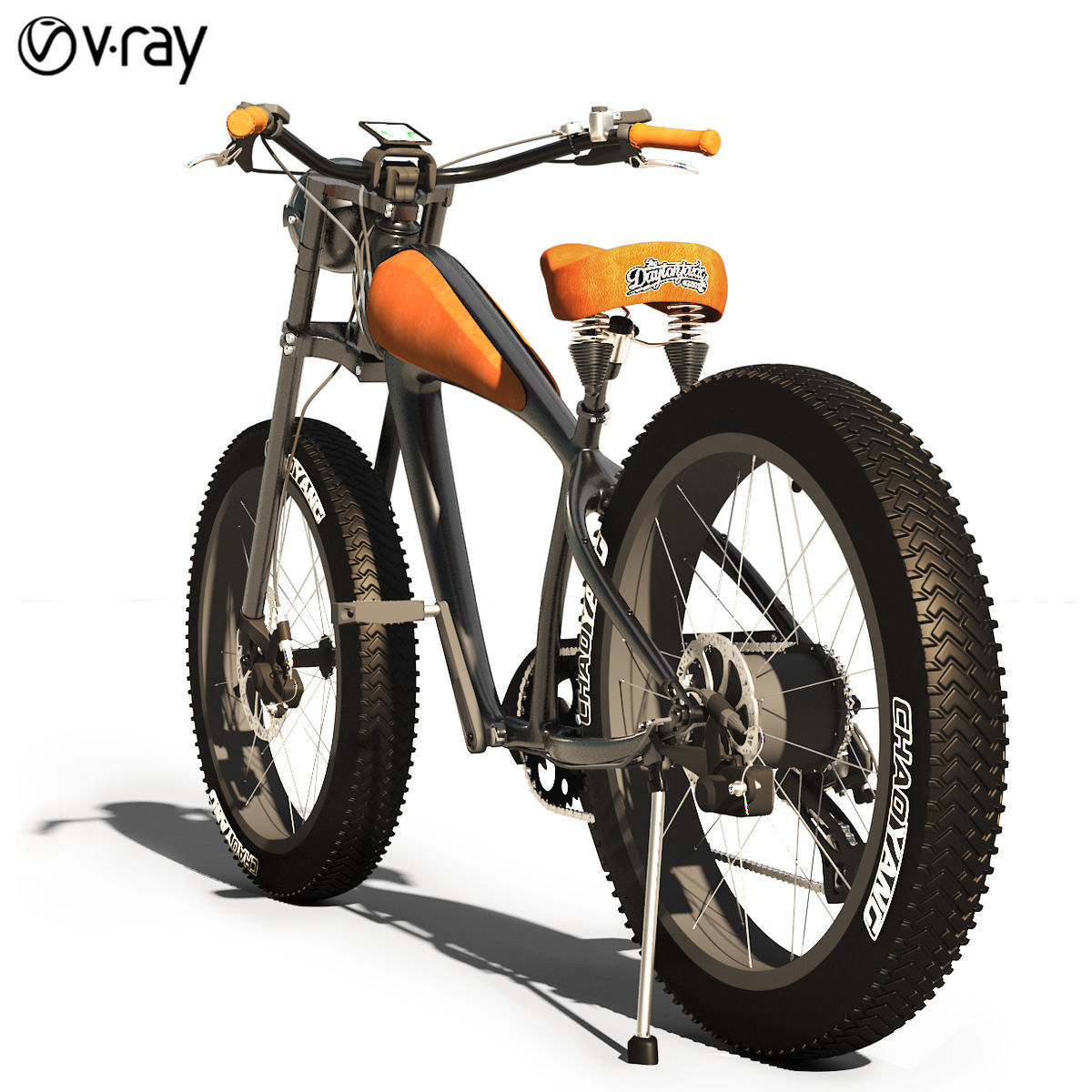 electric bike 3D model_1