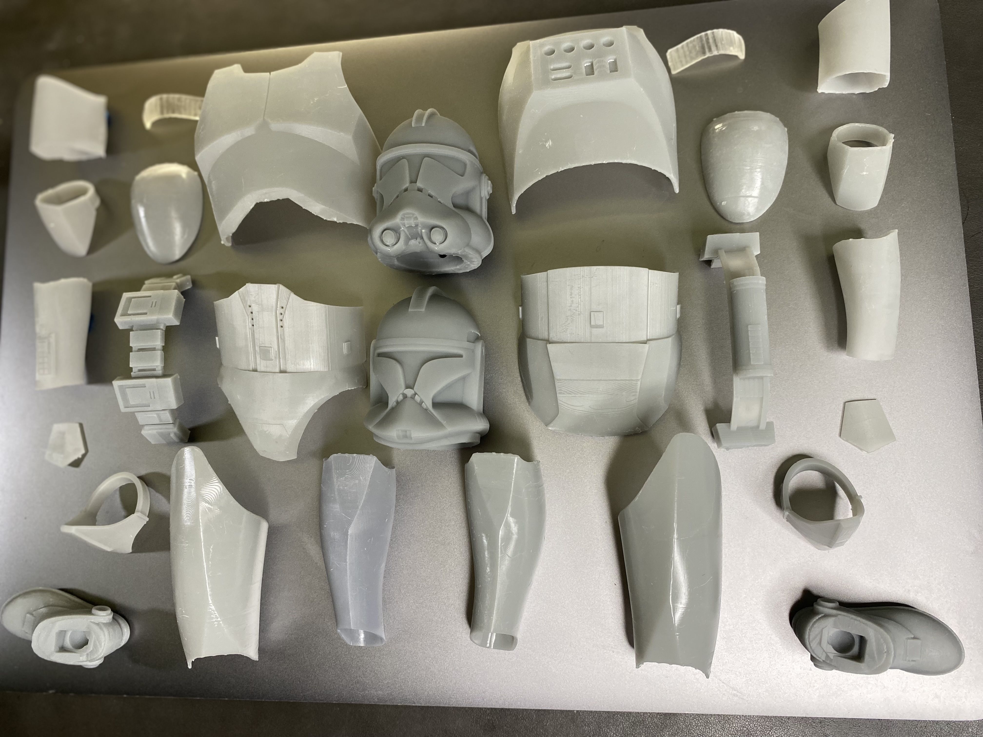 Full Clone Trooper Armor Phase 1 and 2 OneSix  OneSixth 12inch  3D print model_3