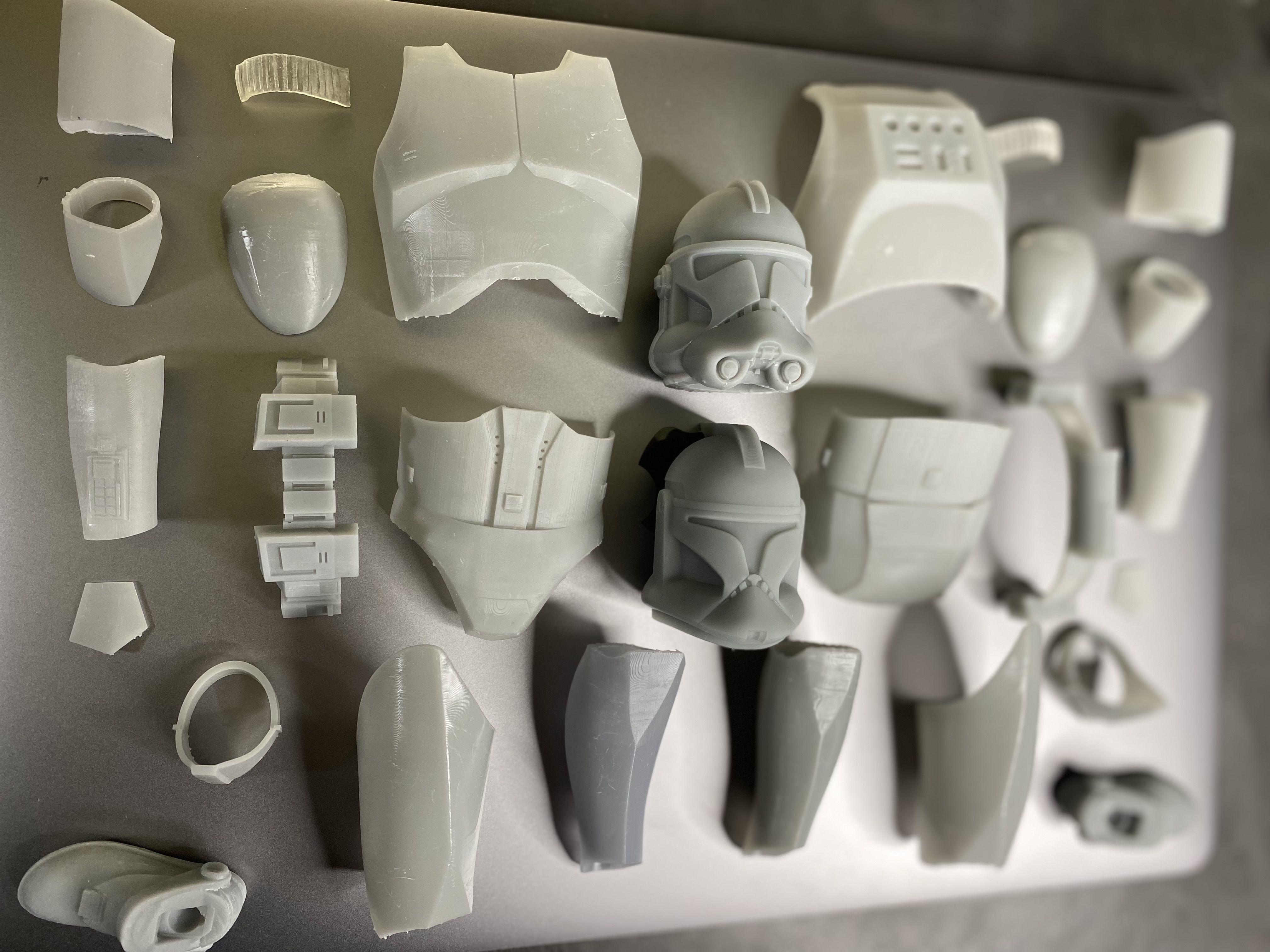 Full Clone Trooper Armor Phase 1 and 2 OneSix  OneSixth 12inch  3D print model_4