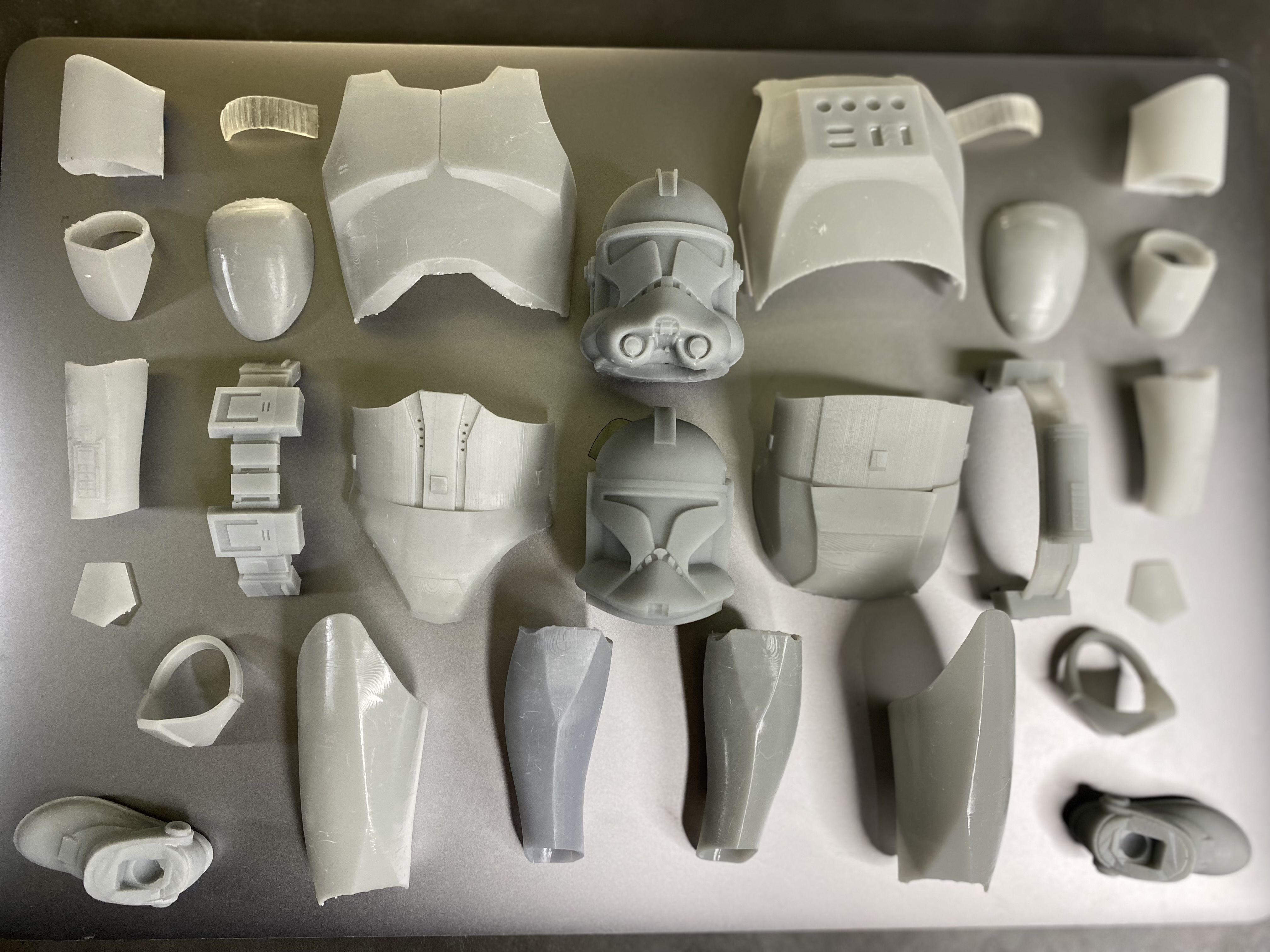 Full Clone Trooper Armor Phase 1 and 2 OneSix  OneSixth 12inch  3D print model_2