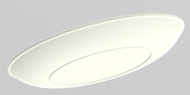 Star Dinner Plate 3D print model_2