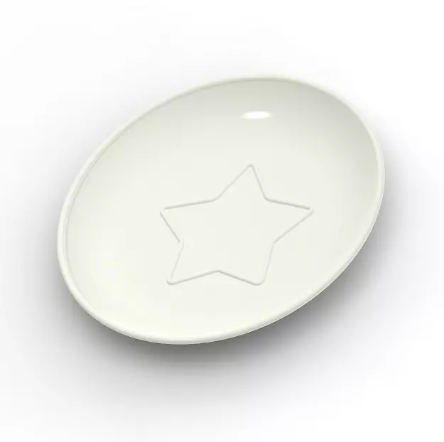 Star Dinner Plate 3D print model_0