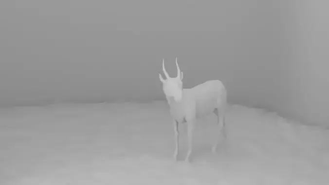 beautiful deer 3D model