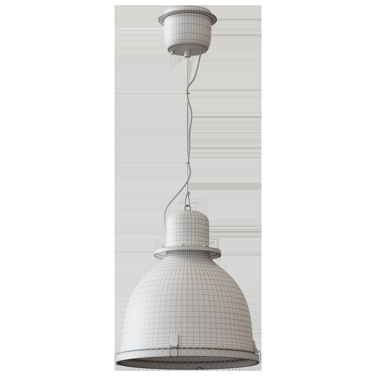 SVARTNORA Pendant lam  black38 cm 3D model_3
