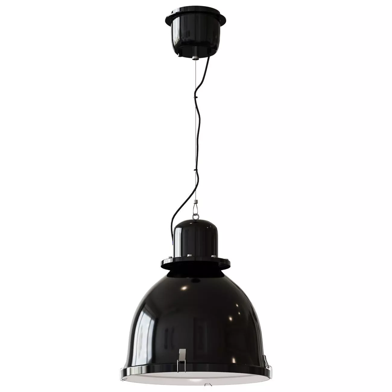 SVARTNORA Pendant lam  black38 cm 3D model_0