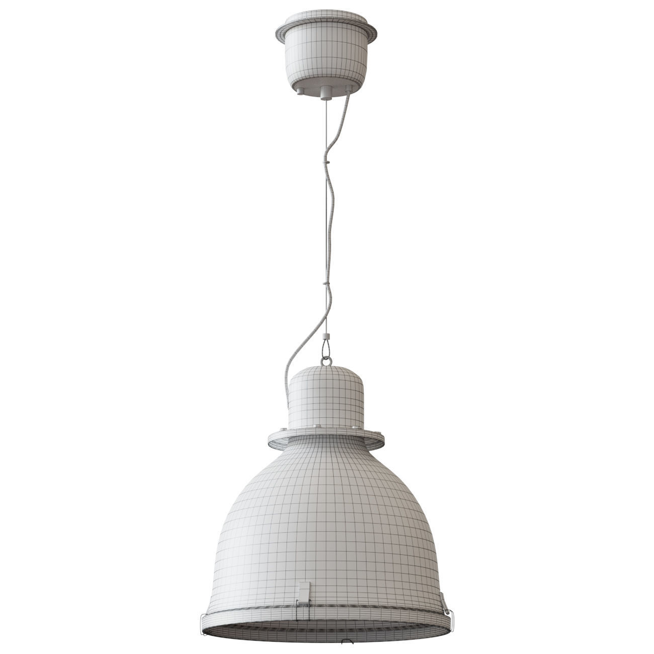 SVARTNORA Pendant lam  black38 cm 3D model_2