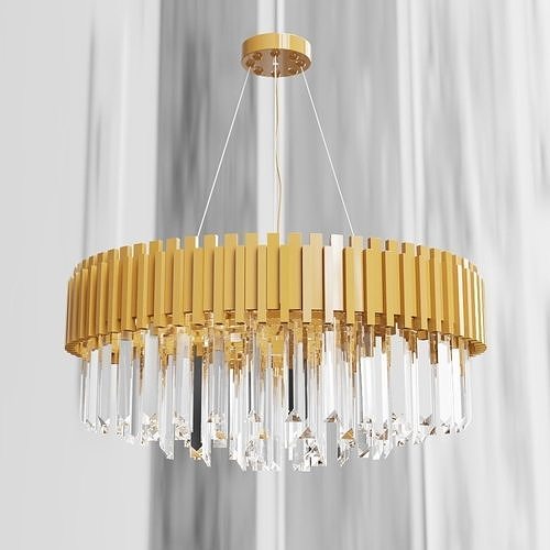 Chandelier DeLight Collection Barclay L8 3D model