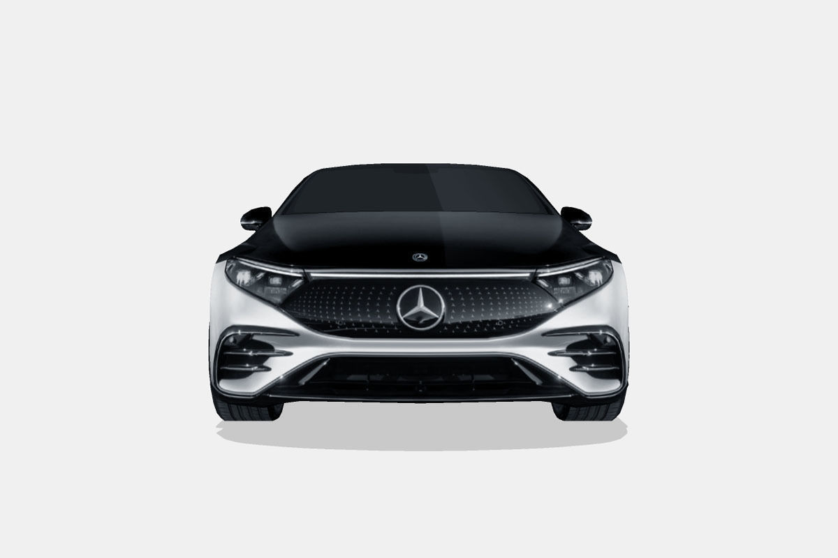 Mercedes-Benz EQS 2022 Low-poly 3D model_3