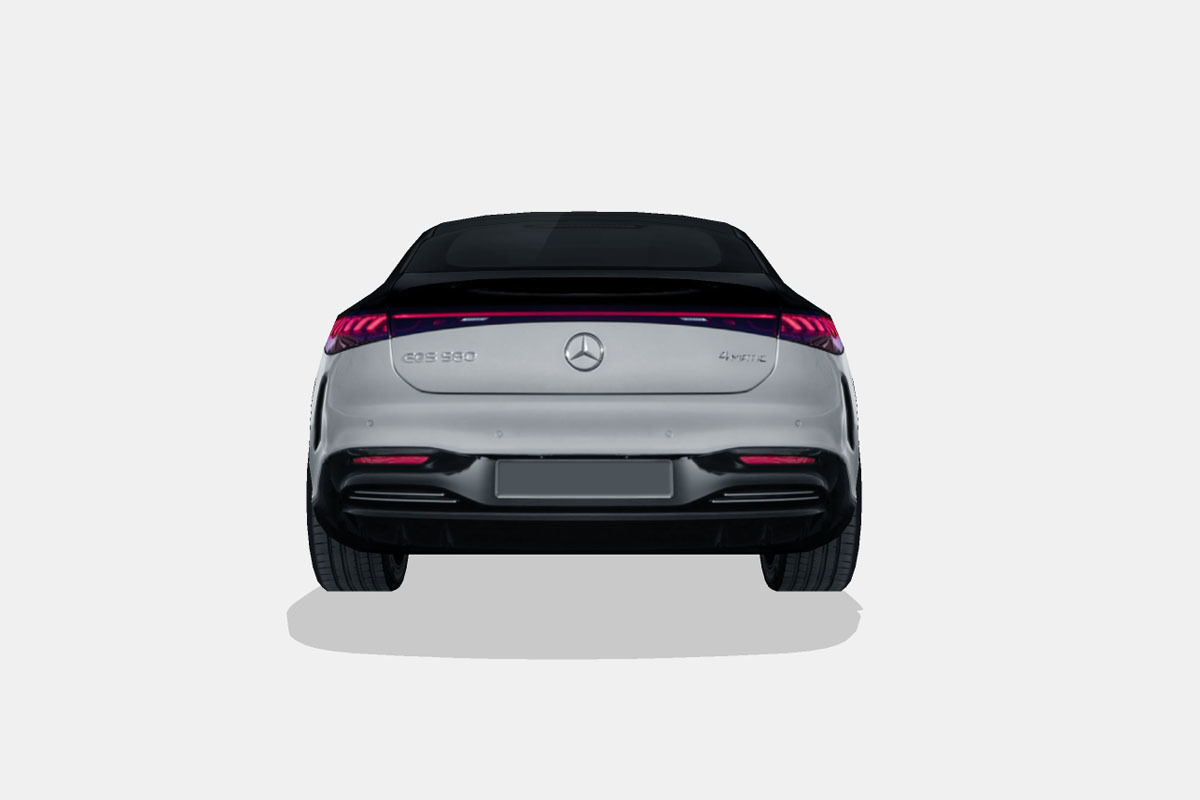 Mercedes-Benz EQS 2022 Low-poly 3D model_8