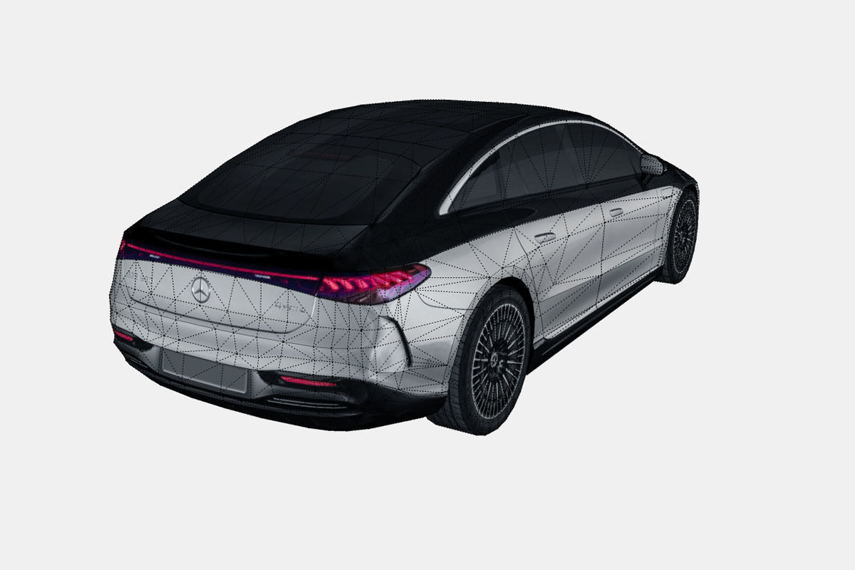 Mercedes-Benz EQS 2022 Low-poly 3D model_17