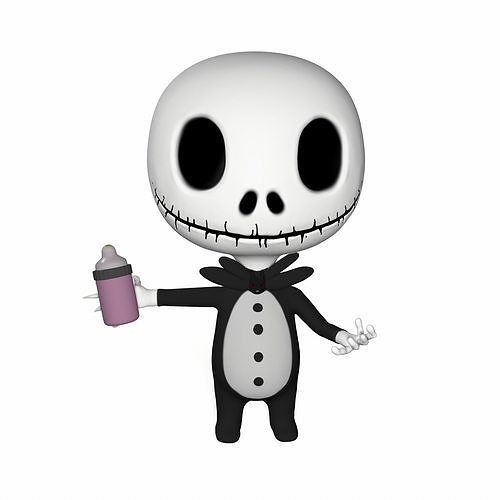 Grey cartoon character 3D print model