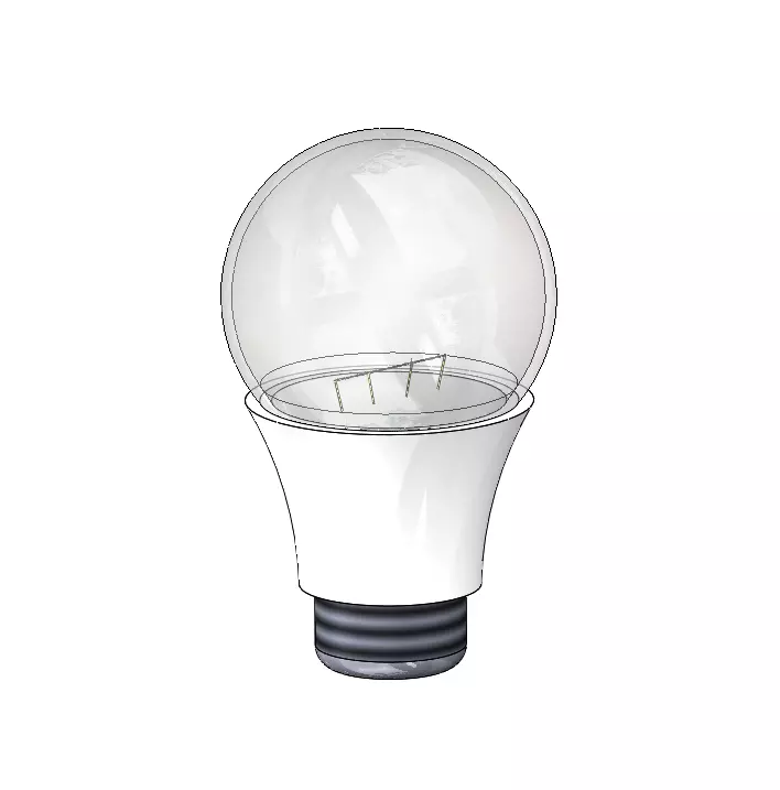 Light bulb 3D model_0