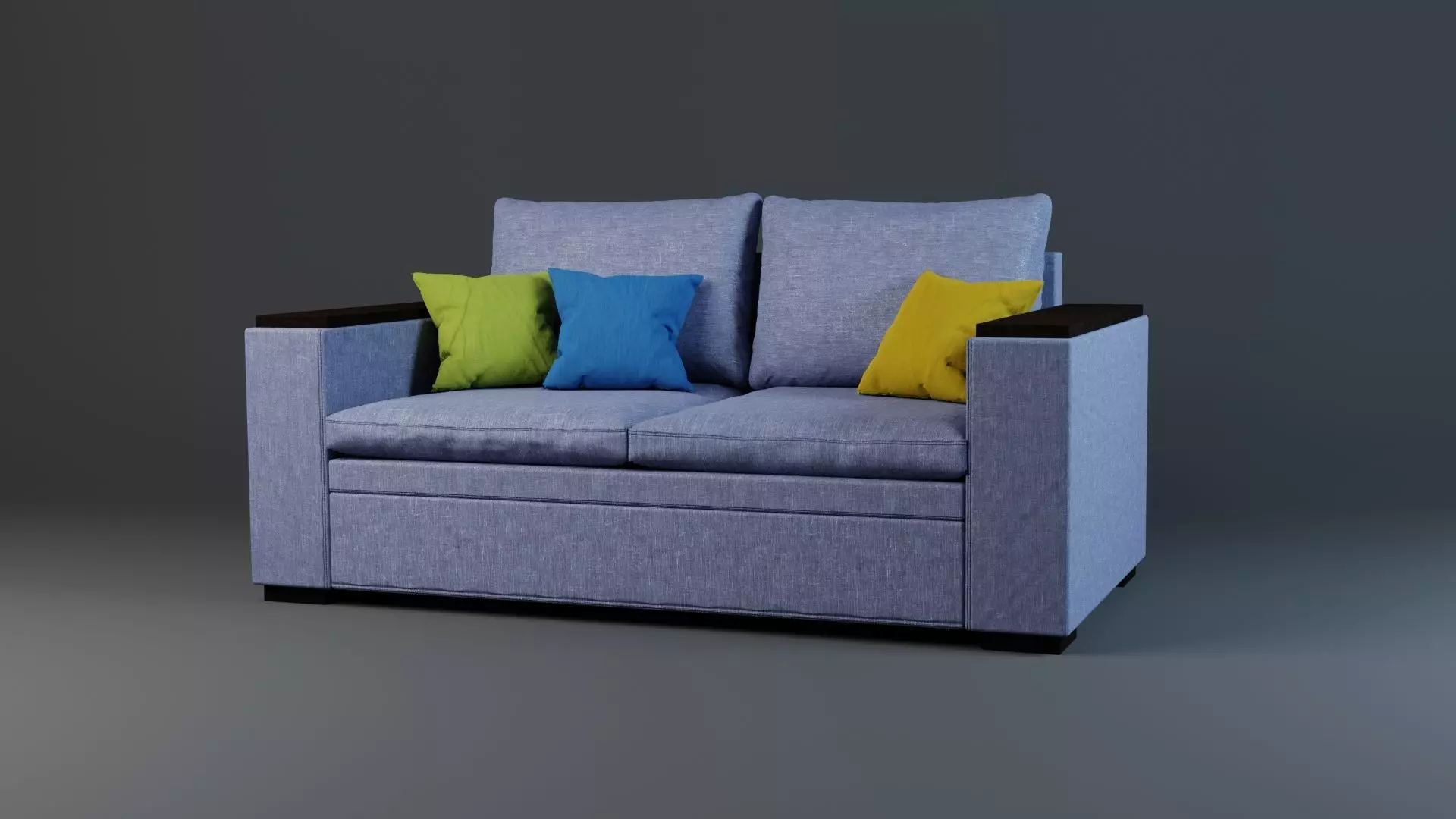 Practical and comfortable sofa 3D model_0