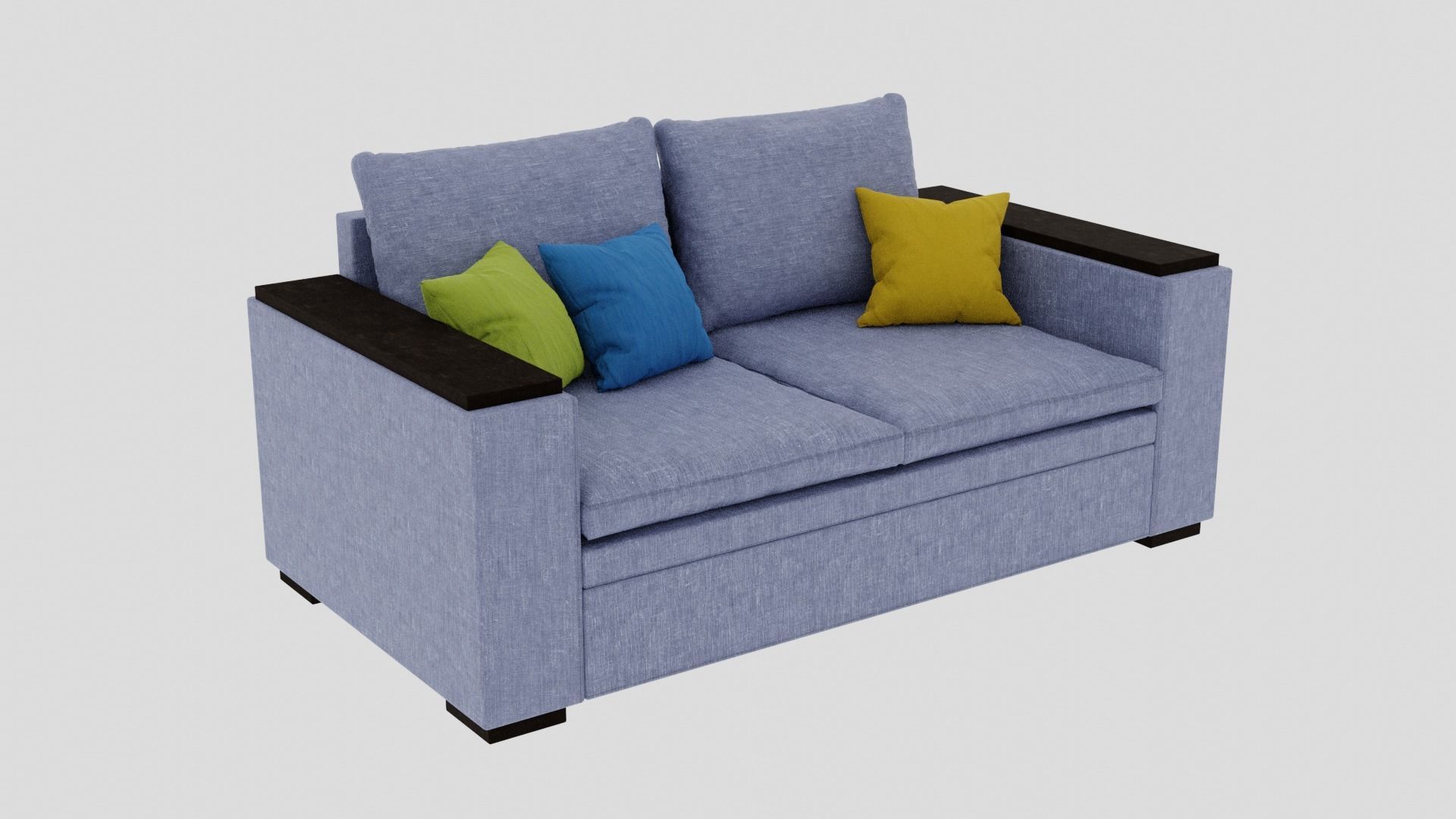Practical and comfortable sofa 3D model_6
