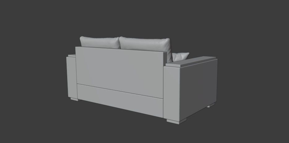 Practical and comfortable sofa 3D model_10