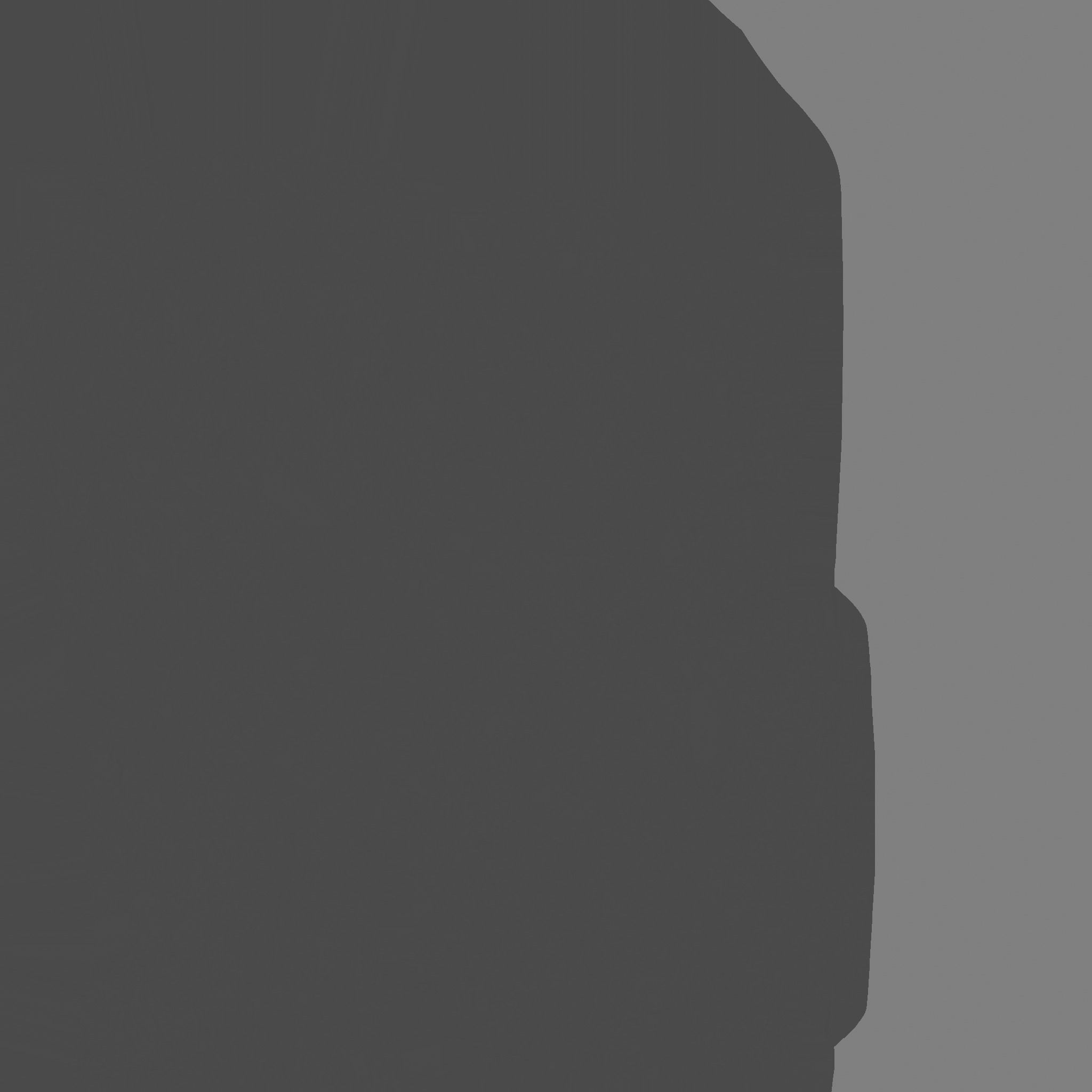 Black Golden Armchair - Furniture Interior Design Low-poly 3D model_15