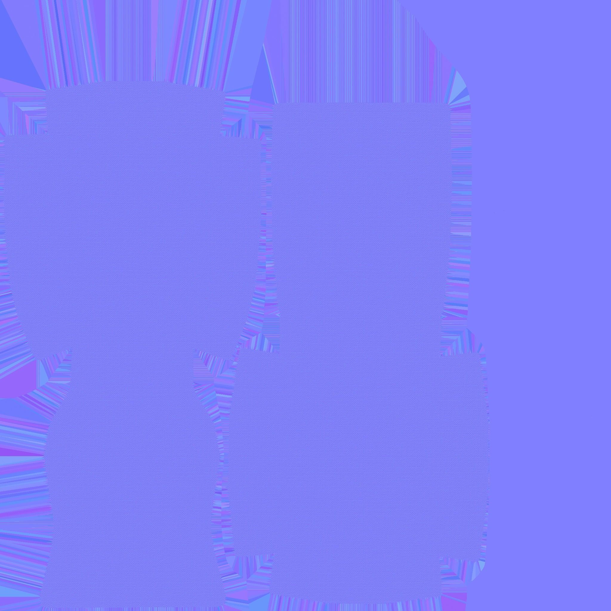 Red Fabric Armchair - Furniture Interior Design Low-poly 3D model_13