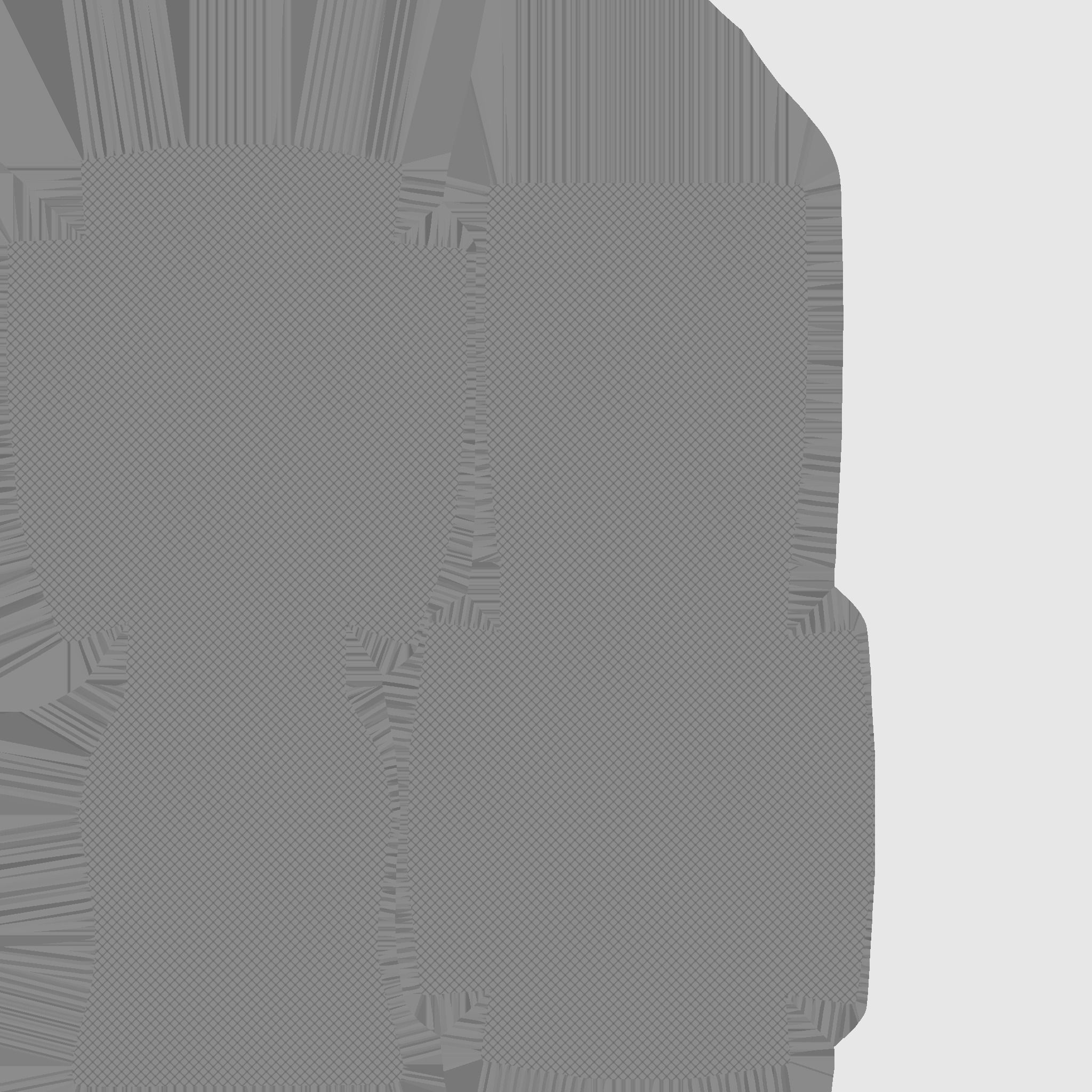 Dark Blue Armchair - Furniture Interior Design Low-poly 3D model_13