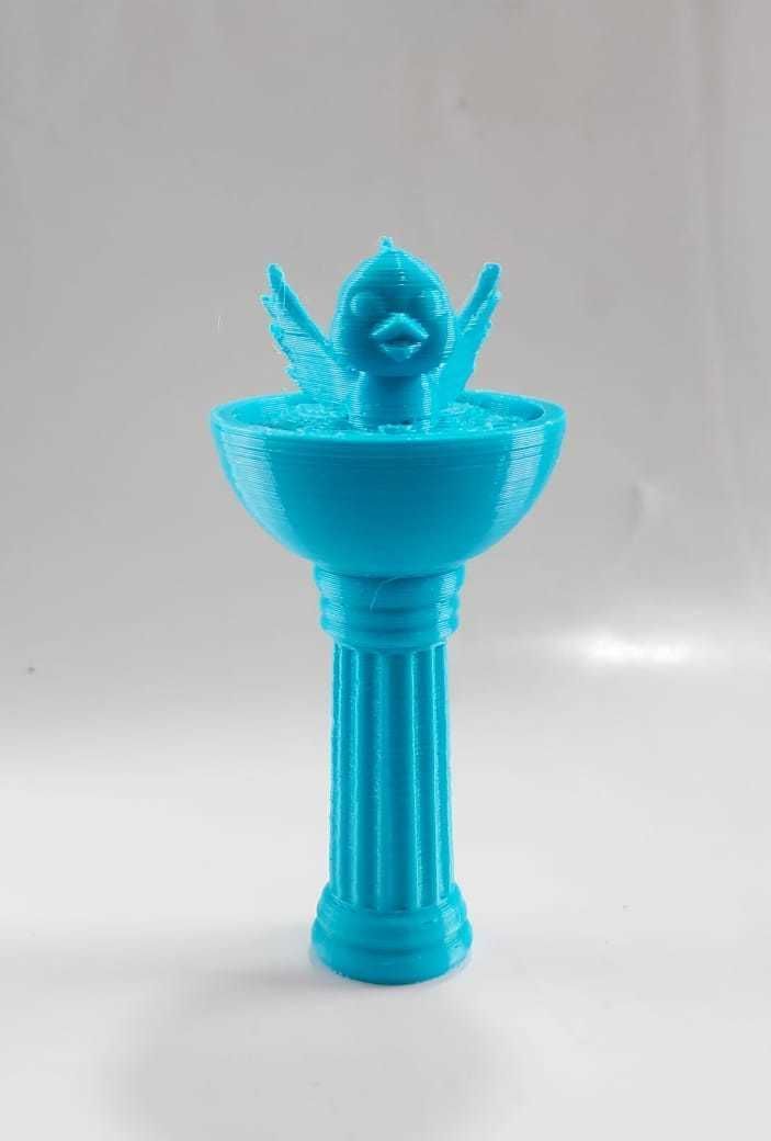 Bird Fountain 3D print model_4