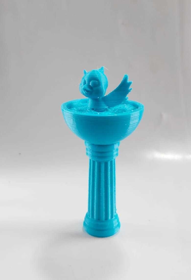 Bird Fountain 3D print model_5