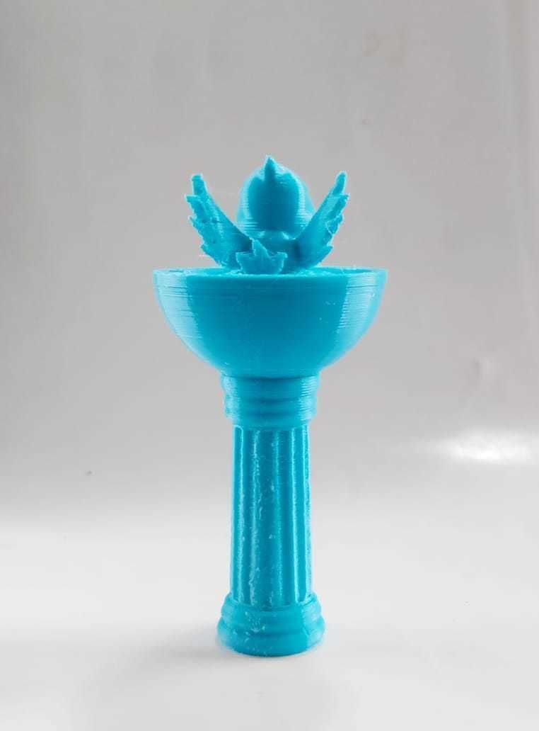 Bird Fountain 3D print model_7