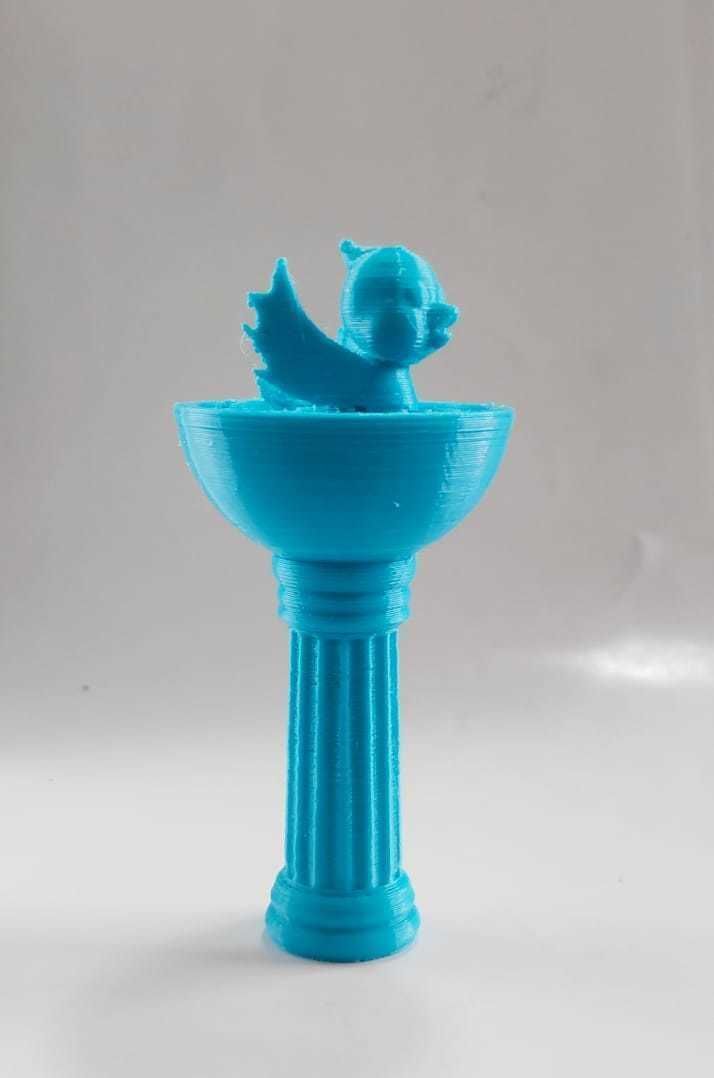 Bird Fountain 3D print model_8