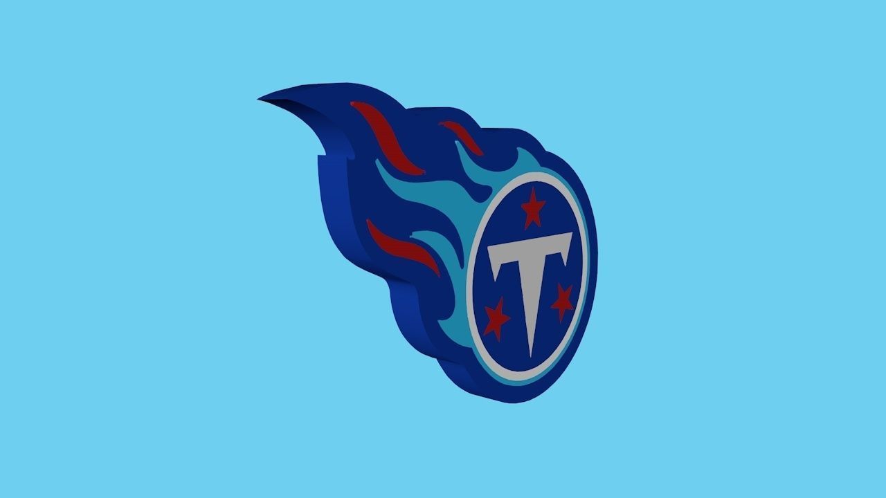 Tennessee Titans Team Logo 3D model_2
