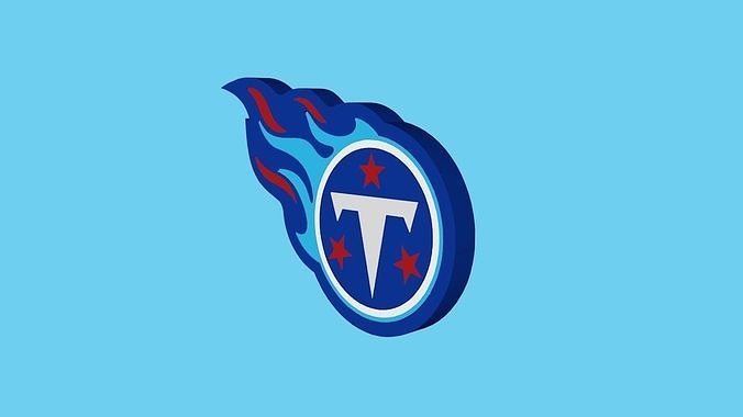 Tennessee Titans Team Logo 3D model
