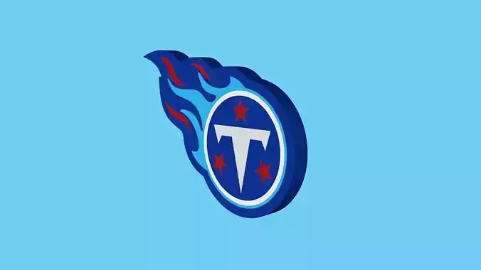 Tennessee Titans Team Logo 3D model