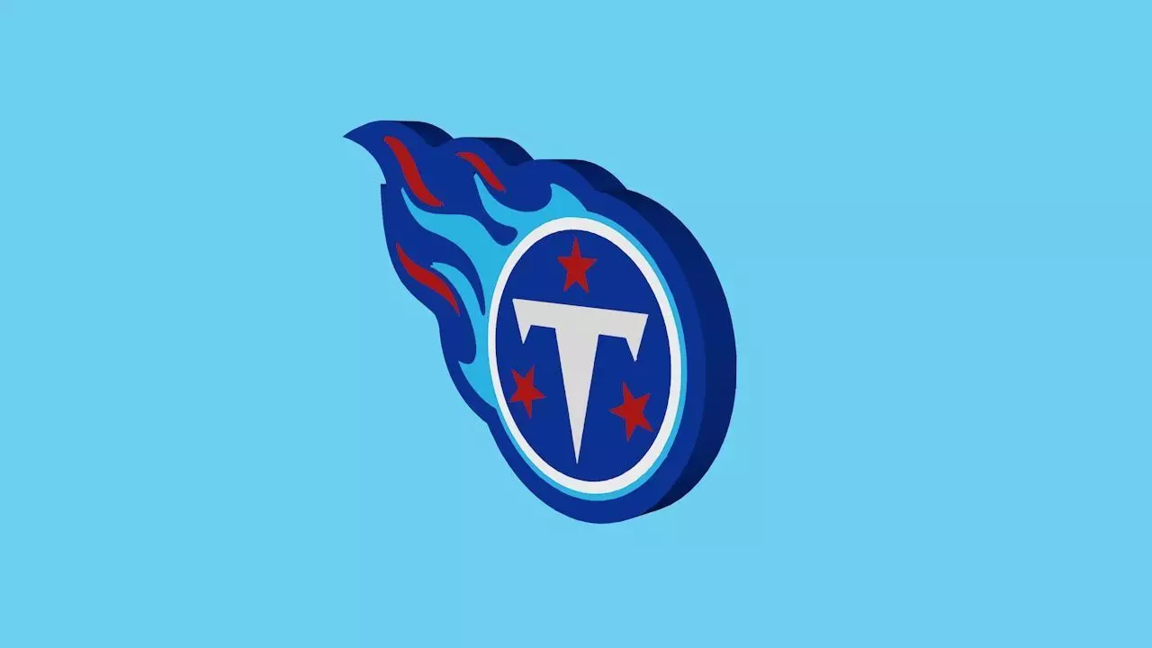 Tennessee Titans Team Logo 3D model_0