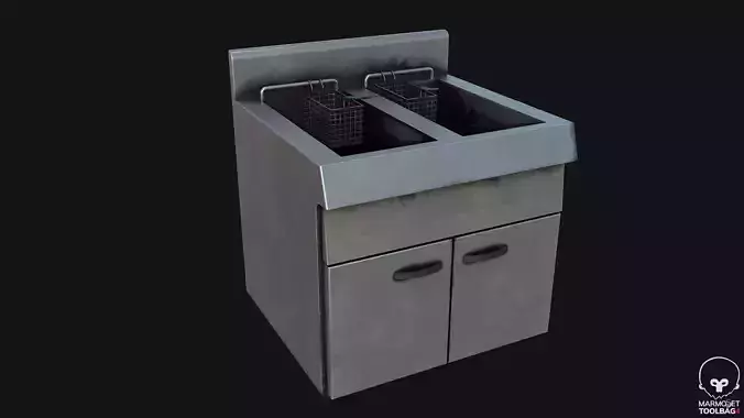 Deep Fryer PBR Game Ready
