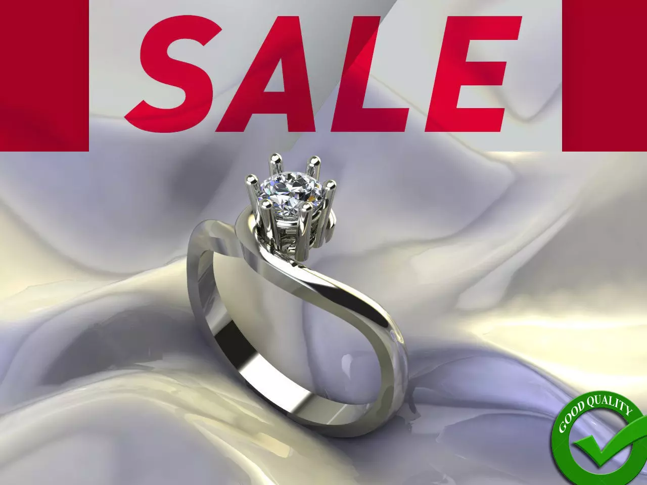 Comfort Fit Women Band with Sleek Profile Subtle Polished Shine 3D print model_0