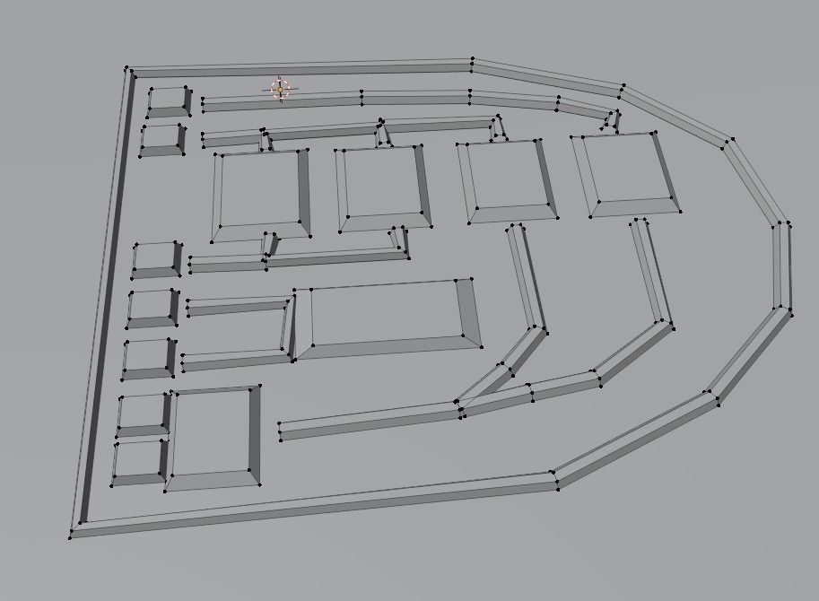 Bitcoin gold Low-poly 3D model_5