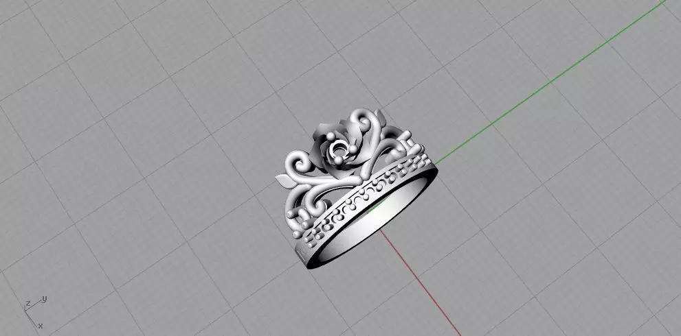 Anillo 15 rosa 3D print model