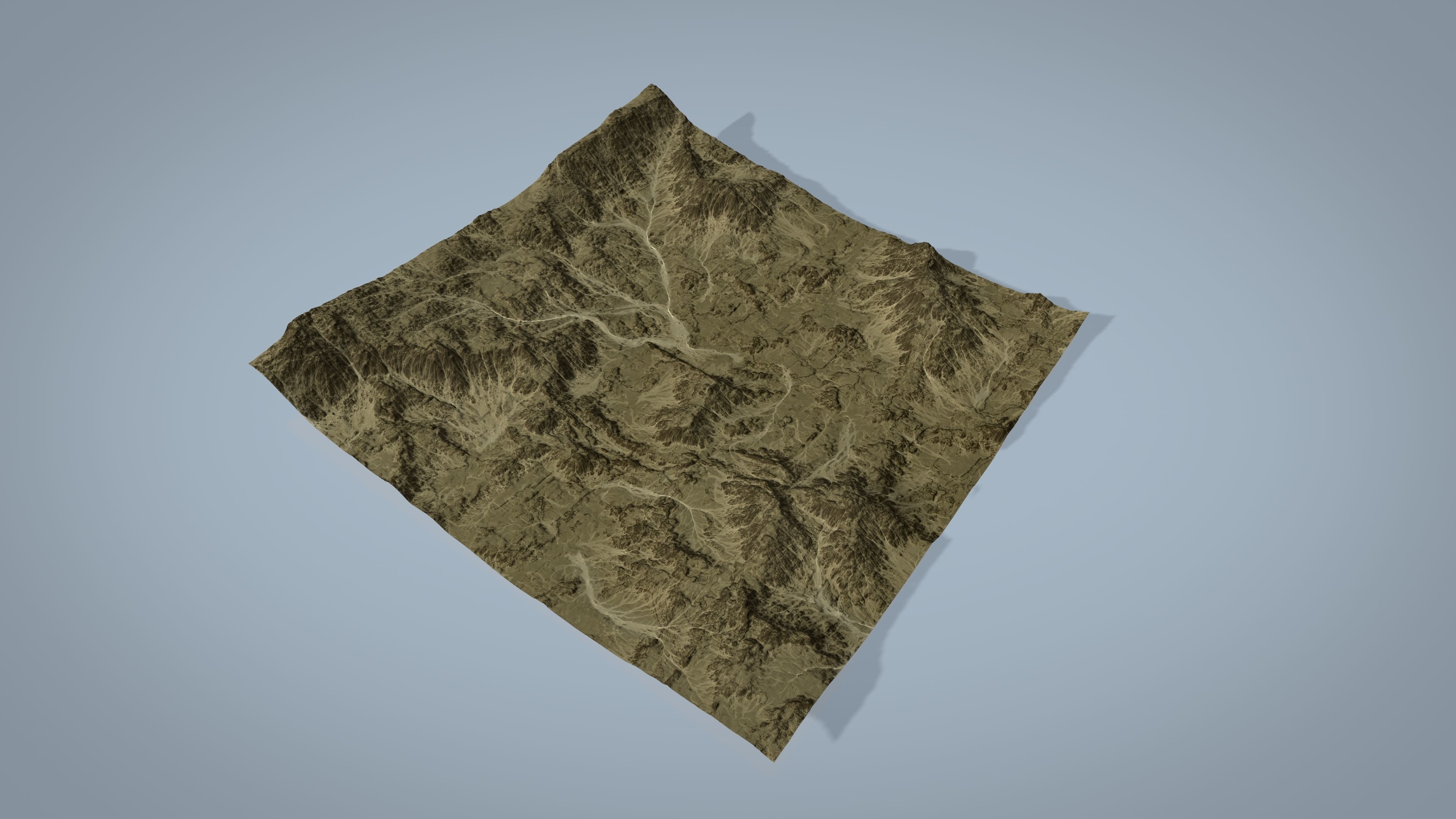 Rocky Desert Low-poly 3D model_6