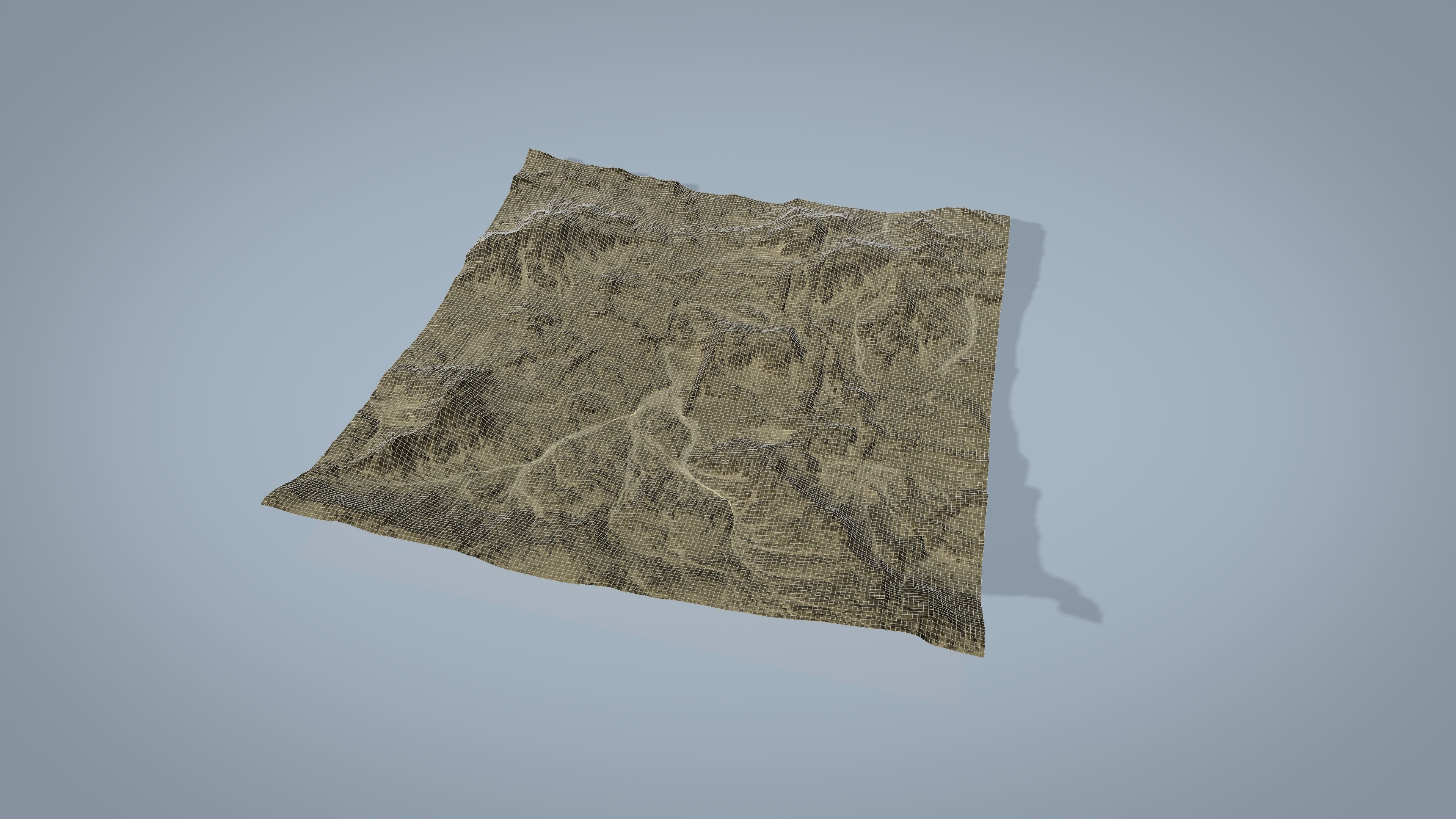 Rocky Desert Low-poly 3D model_11