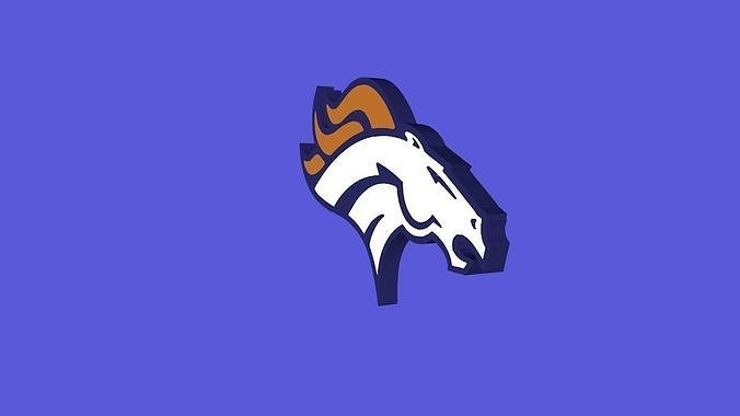 Denver Broncos Team Logo 3D model