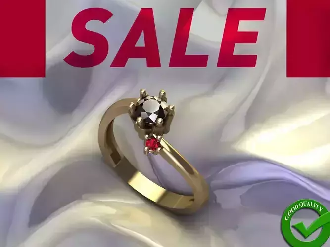 Women Ring - STL 3DM Render