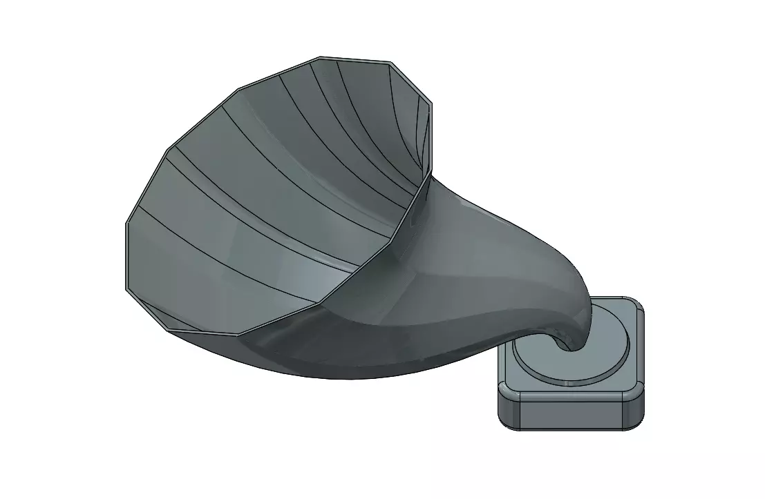 Vintage record-player 3D model