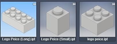 3 Piece lego set 3D print model