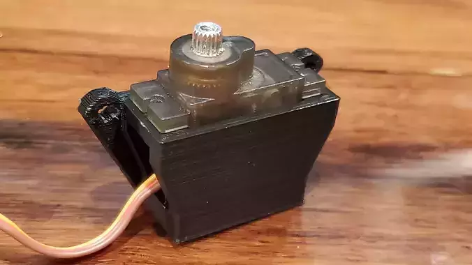 RC MICRO 9 GRAM - 90 DEGREE SERVO BRACKET 3D print model