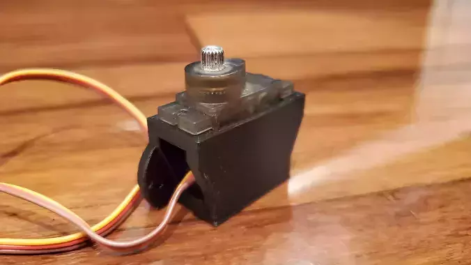 RC MICRO 9 GRAM - 90 DEGREE SERVO BRACKET 3D print model