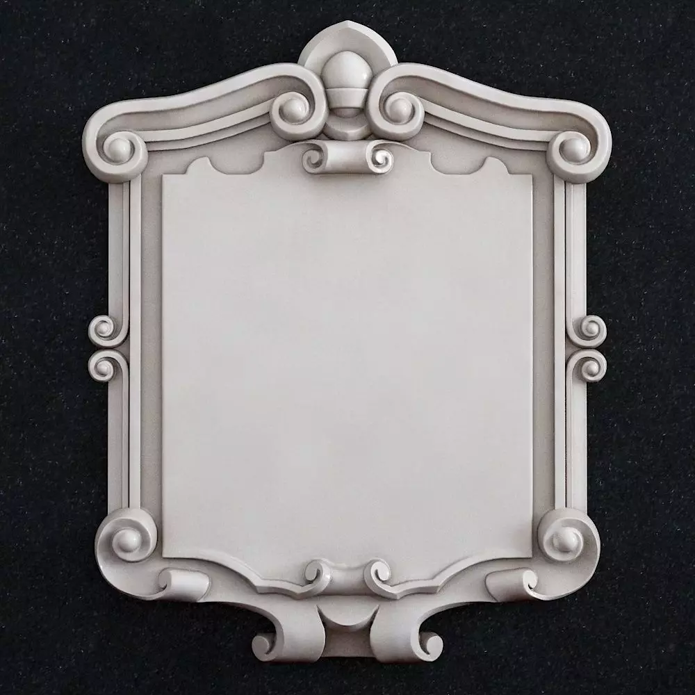 Frame baroque 2 3D print model_0