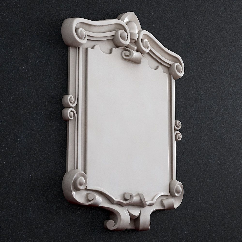 Frame baroque 2 3D print model_1