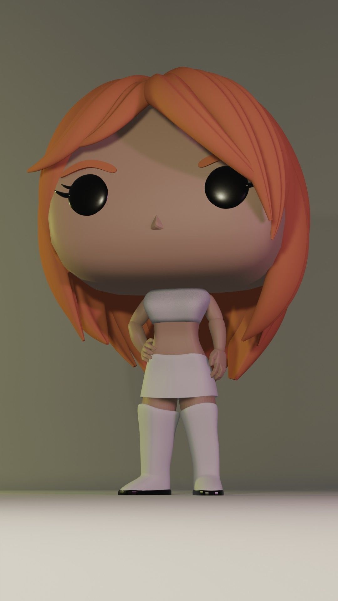 Custom Pop Girl Standing May 2021 Figure 3D print model_1